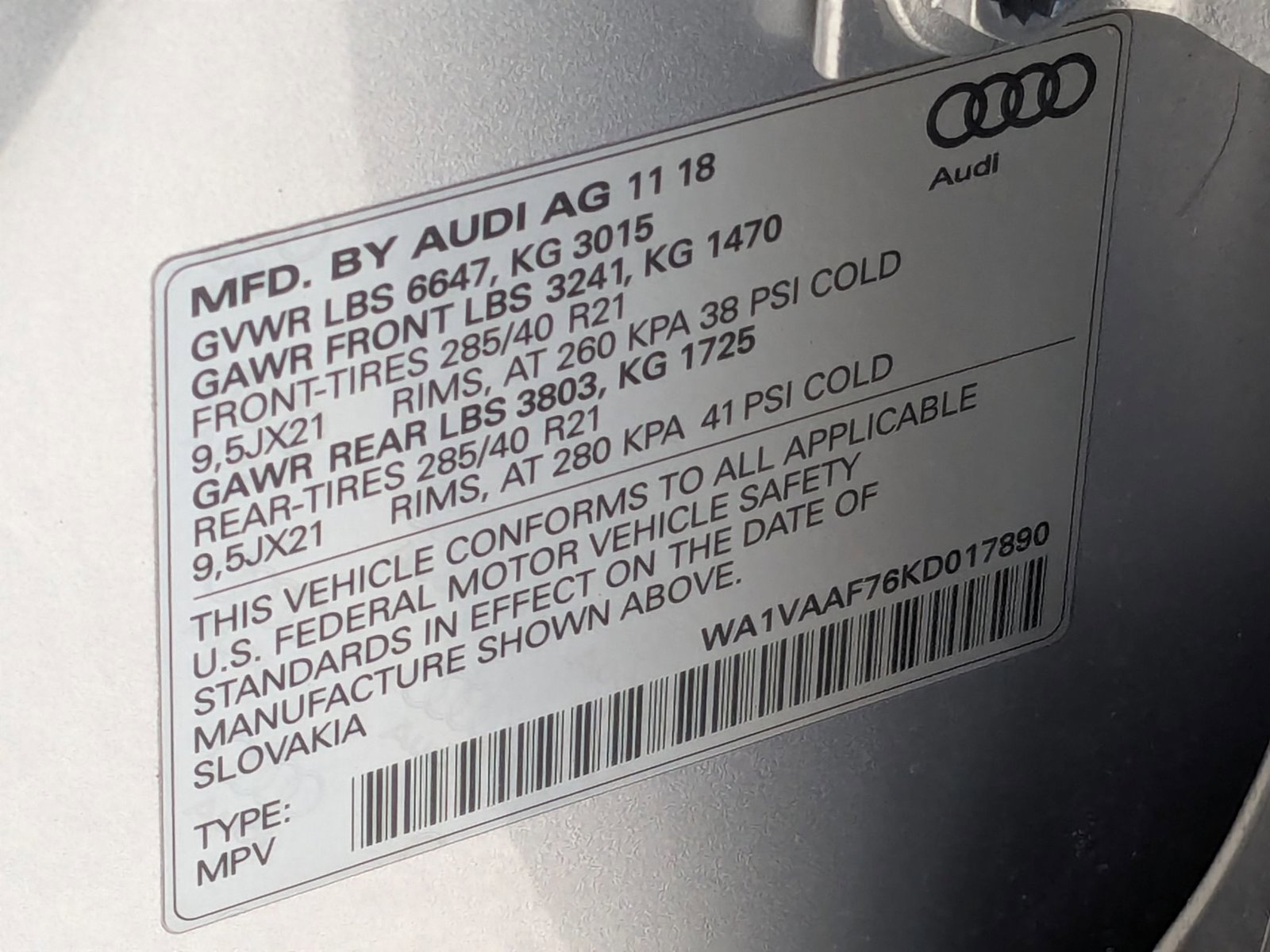 Used 2019 Audi Q7 3.0T Prestige image 27