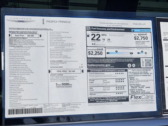 New 2026 Chrysler Pacifica Pinnacle image 17