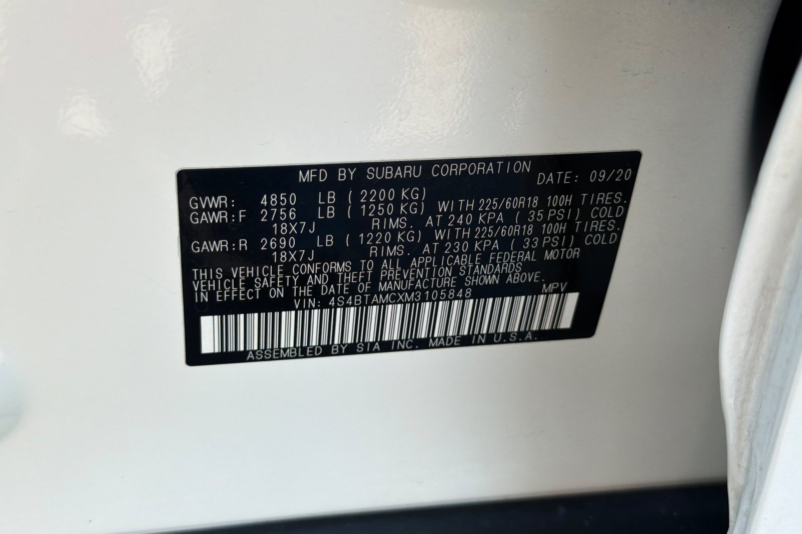 Used 2021 Subaru Outback Limited AWD/4WD image 39