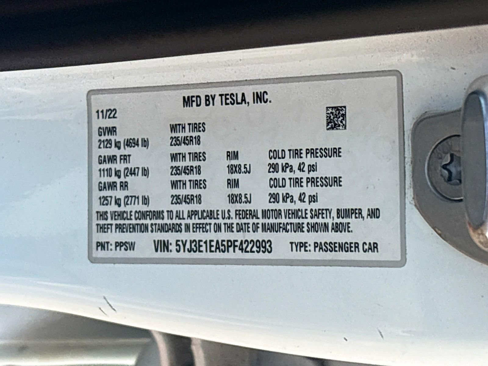 Used 2023 Tesla Model 3 Standard Range RWD image 30