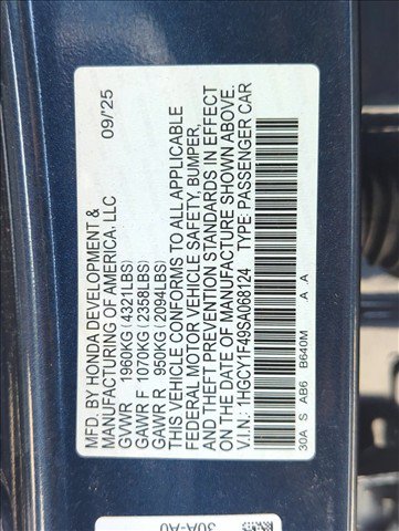 Used 2025 Honda Accord SE image 26