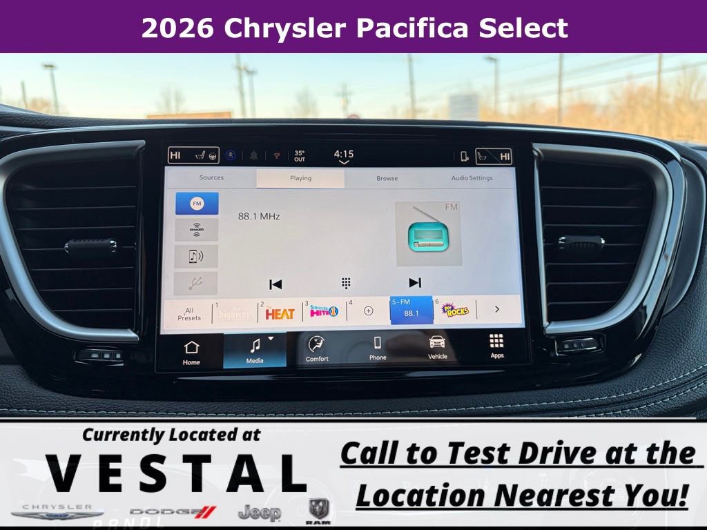 New 2026 Chrysler Pacifica Select AWD/4WD image 17