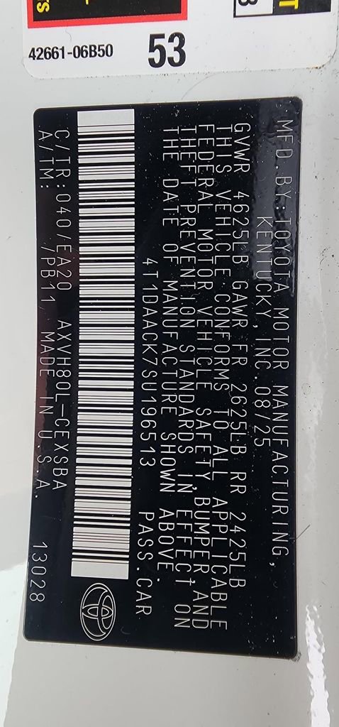 Certified 2025 Toyota Camry SE FWD image 15