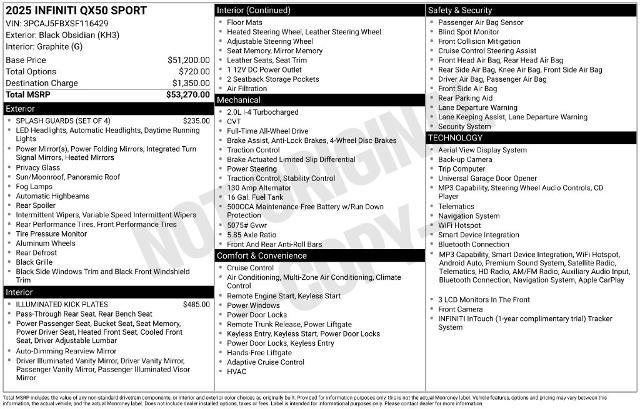 Certified 2025 INFINITI QX50 Sport AWD/4WD image 26
