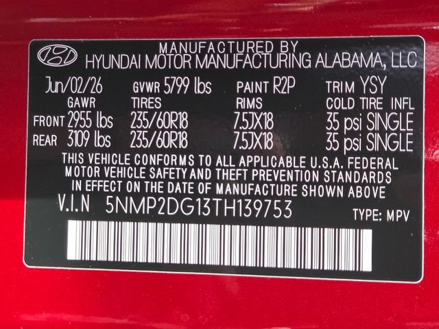 New 2026 Hyundai Santa Fe SEL AWD/4WD image 36