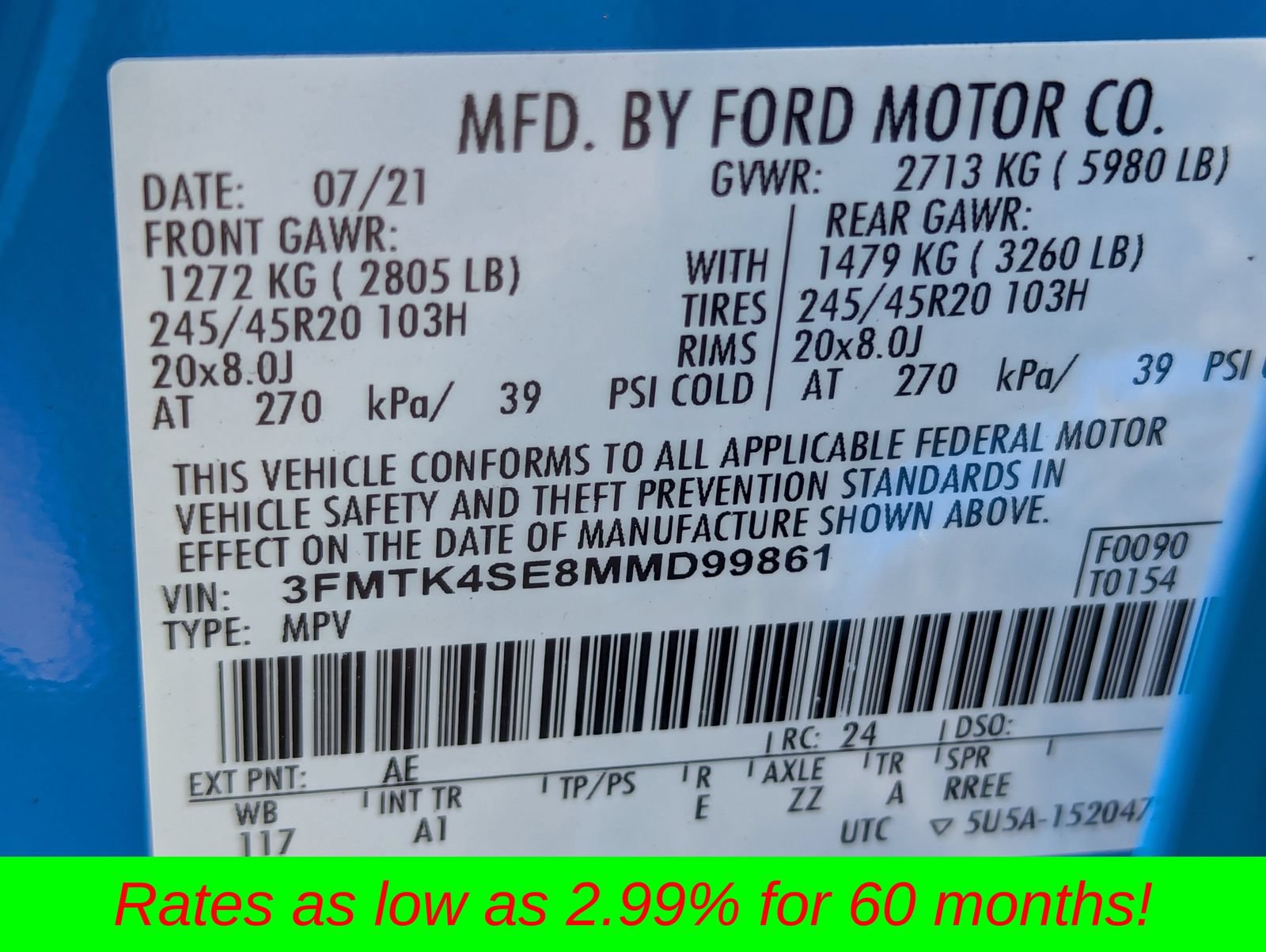 Certified 2021 Ford Mustang Mach-E GT AWD/4WD image 32