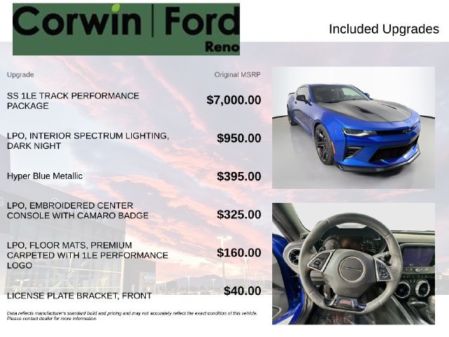 Used 2018 Chevrolet Camaro SS RWD image 3
