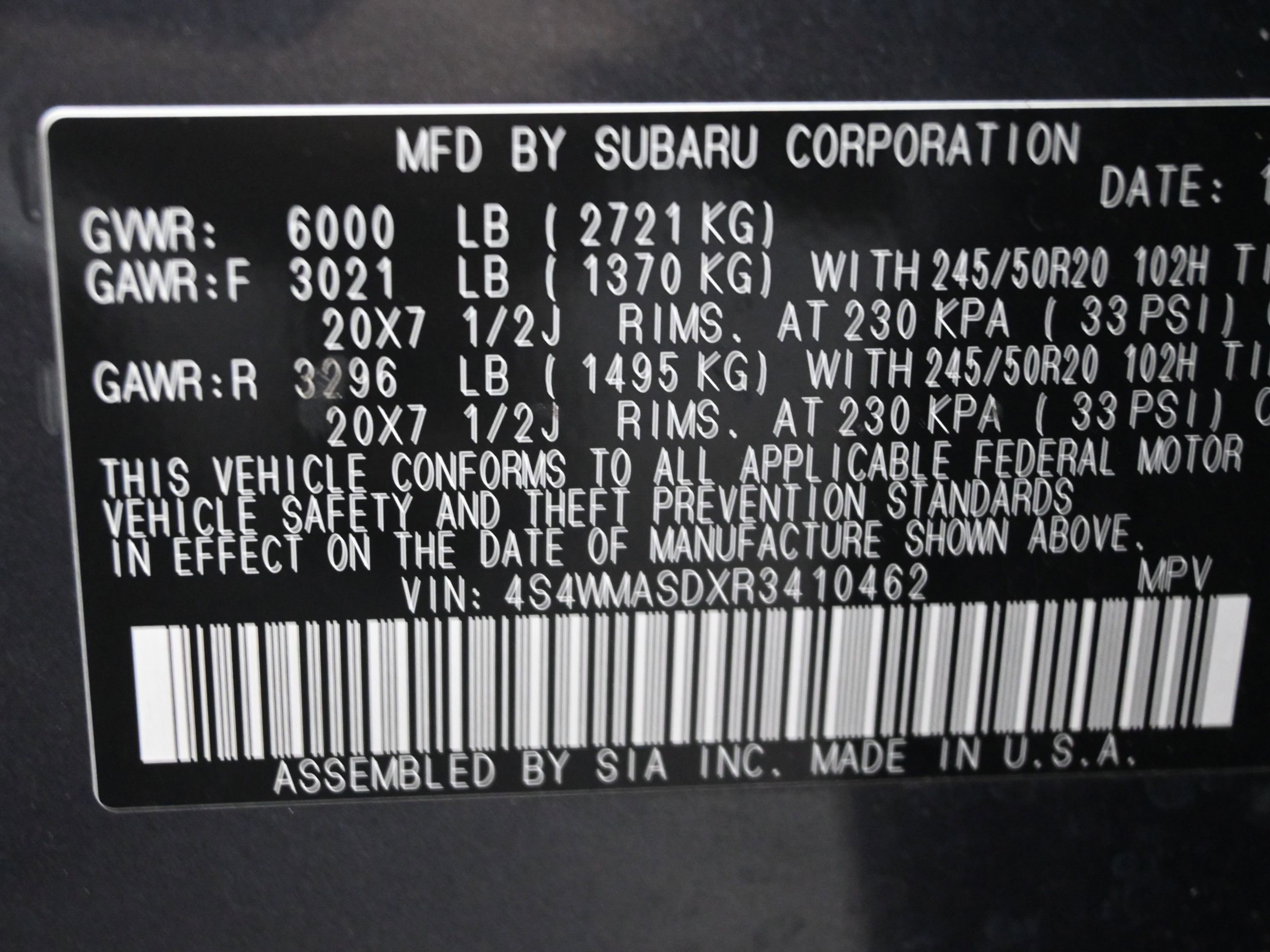 Used 2024 Subaru Ascent Limited image 12