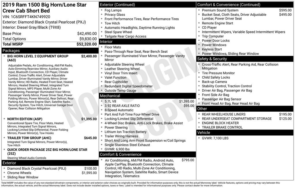 Used 2019 RAM 1500 Big Horn image 41