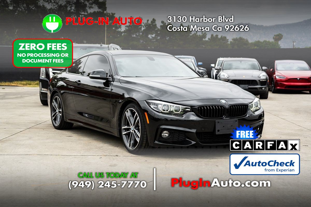 Used 2019 BMW 430i Coupe w/ M Sport Package RWD image 3