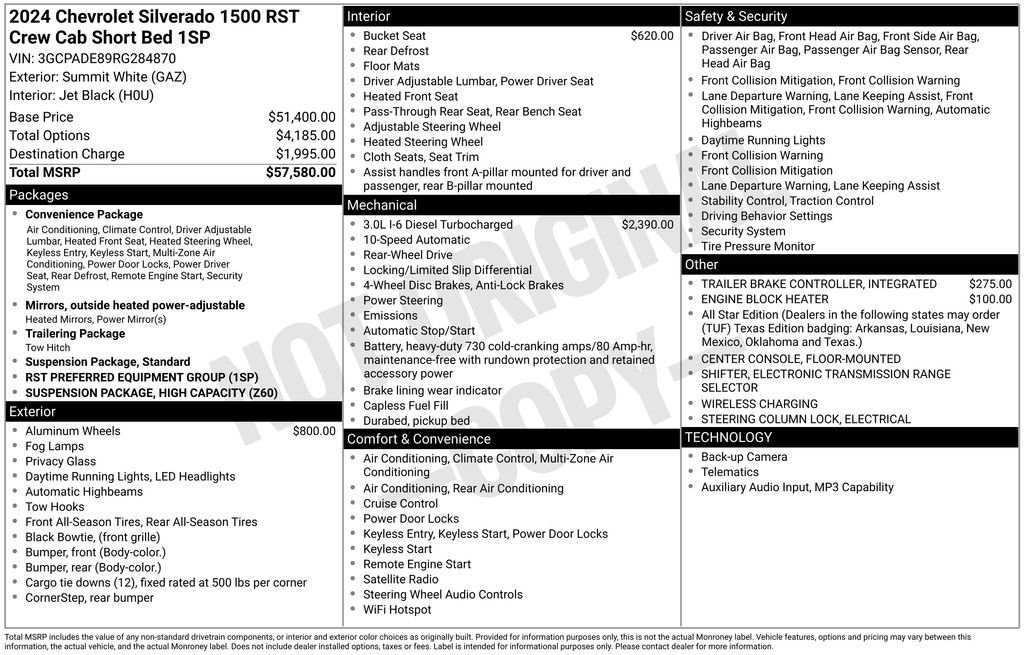 Used 2024 Chevrolet Silverado 1500 RST image 6