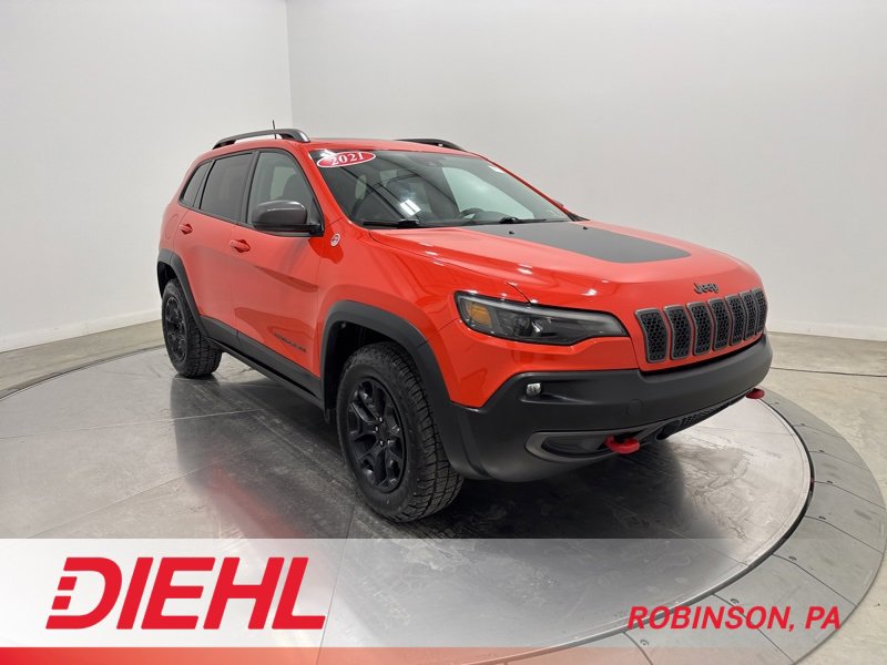 Used 2021 Jeep Cherokee Trailhawk w/ Sun, Sound & Nav Group