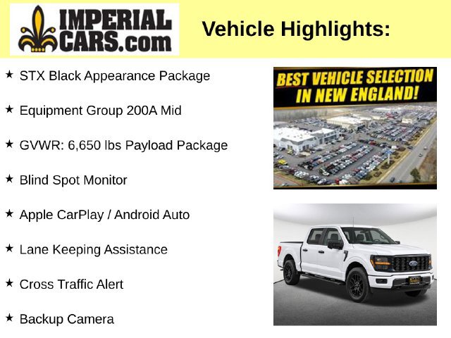 Used 2025 Ford F150 STX w/ STX Black Appearance Package AWD/4WD image 3