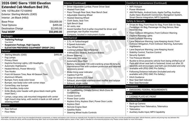 Used 2026 GMC Sierra 1500 Elevation image 4