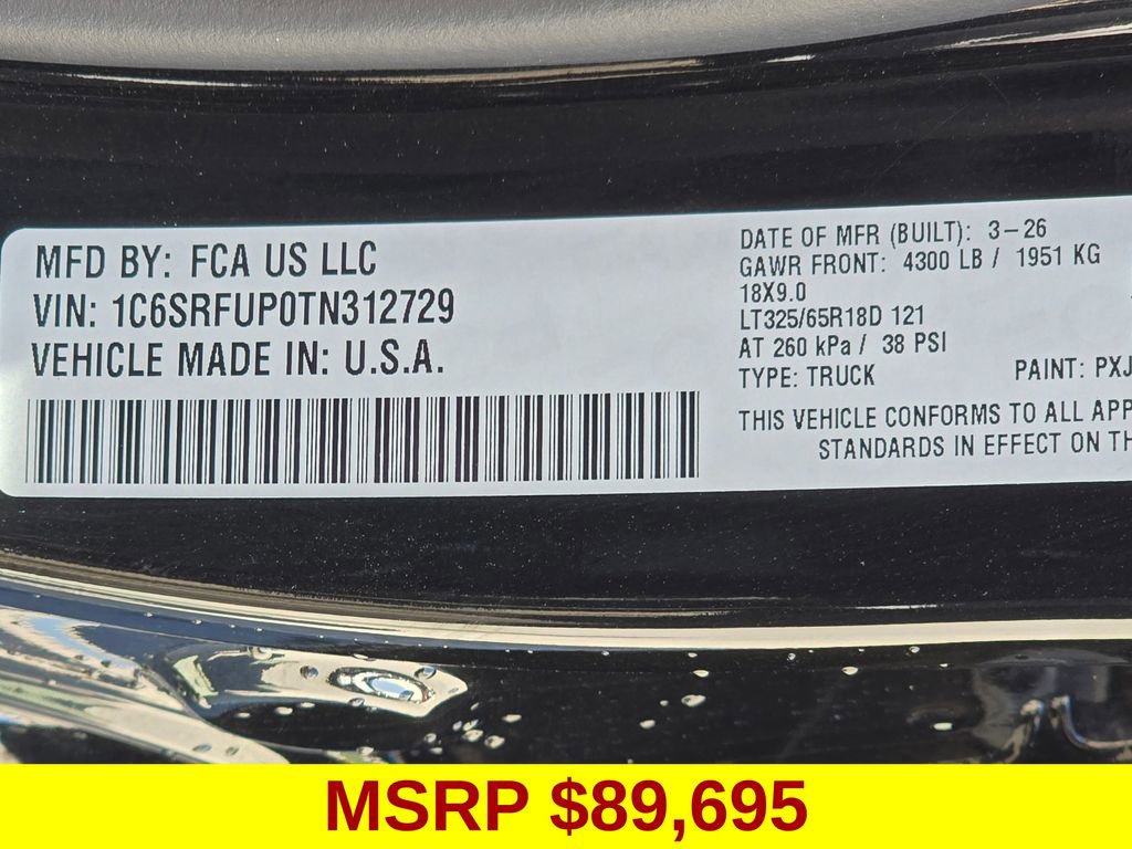 New 2026 RAM 1500 RHO AWD/4WD image 43