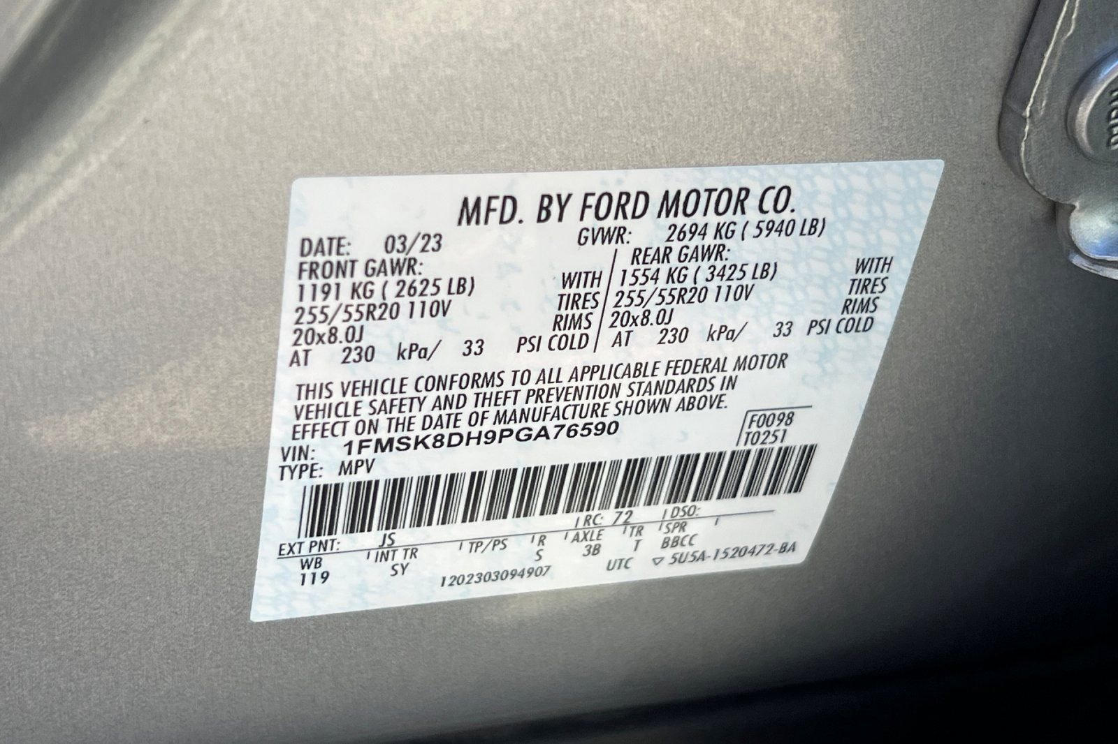 Certified 2023 Ford Explorer XLT w/ Equipment Group 202A image 30