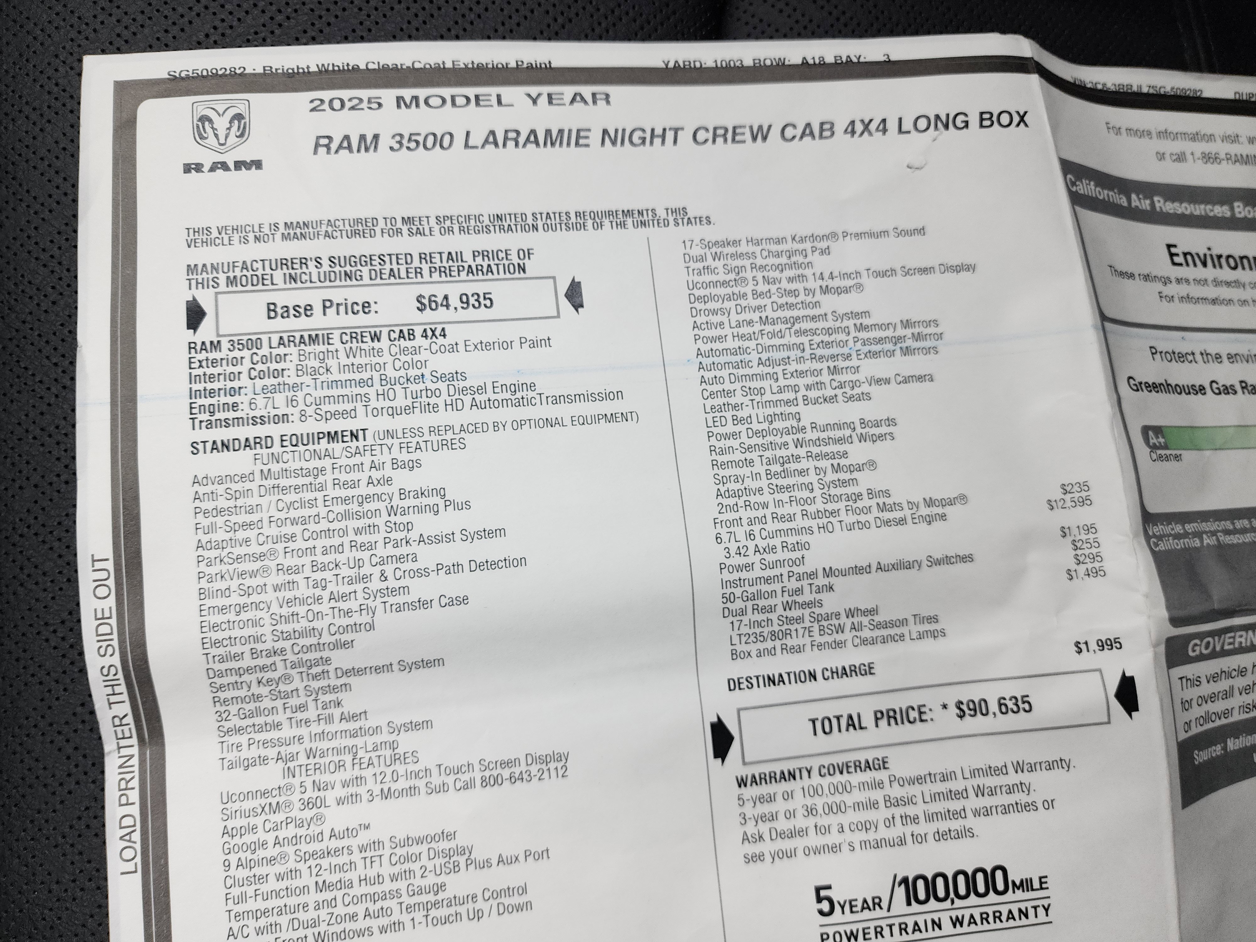 Used 2025 RAM 3500 Laramie image 63