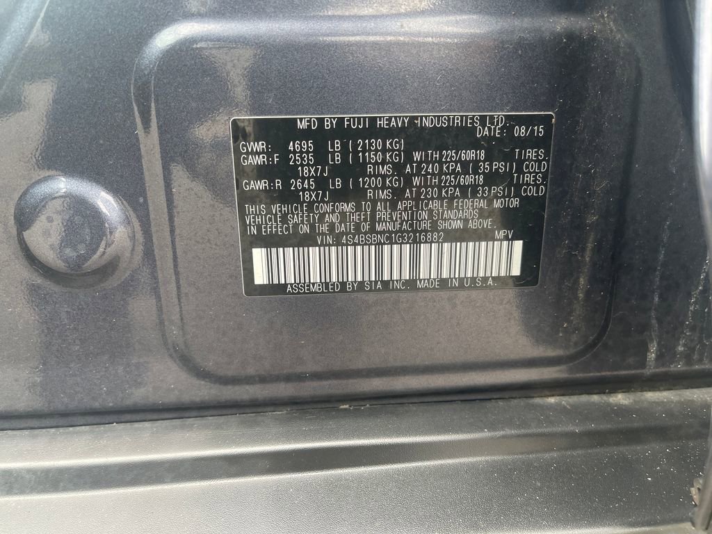Used 2016 Subaru Outback 2.5i Limited image 33