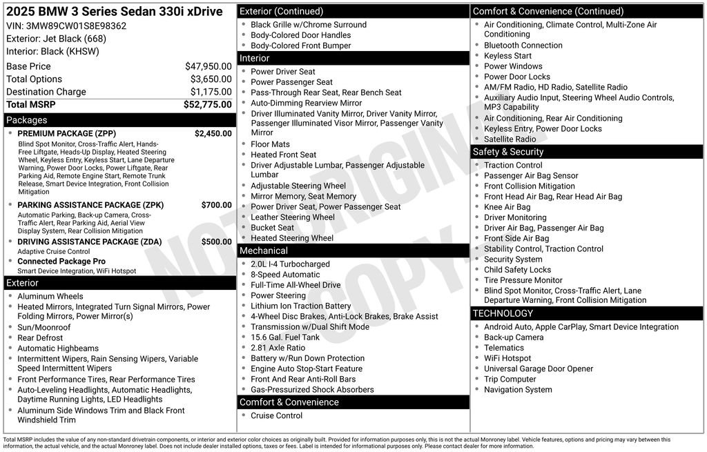 Used 2025 BMW 330i xDrive Sedan w/ M Sport Package image 5