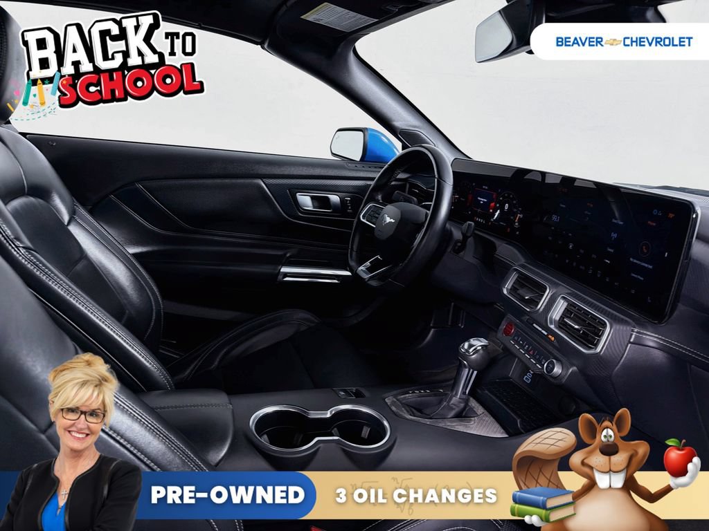 Used 2024 Ford Mustang Premium w/ Wheel & Stripe Package RWD image 22