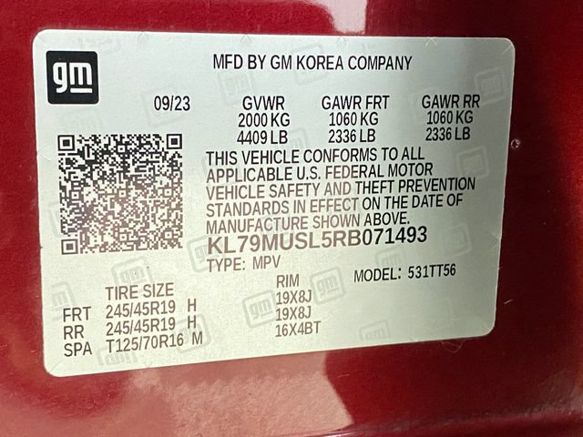 Certified 2024 Chevrolet TrailBlazer RS w/ Driver Confidence Package AWD/4WD image 32