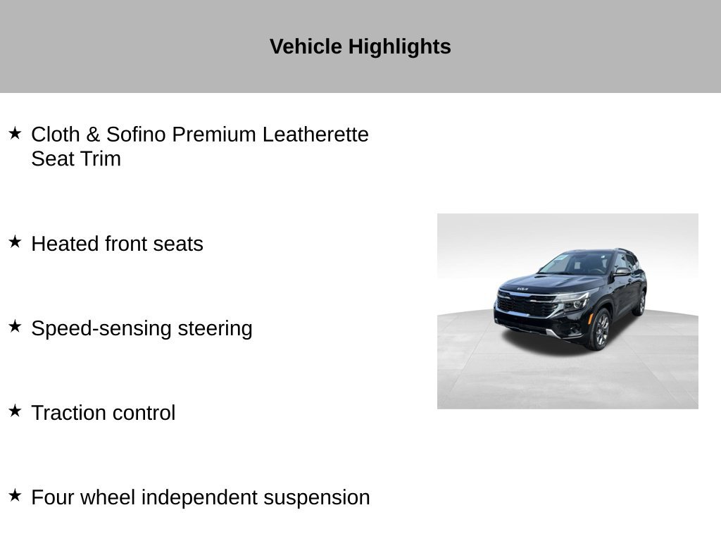 Certified 2024 Kia Seltos S AWD/4WD image 55