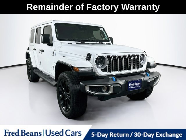 Used 2024 Jeep Wrangler Unlimited Sahara w/ Safety Group AWD/4WD image 1