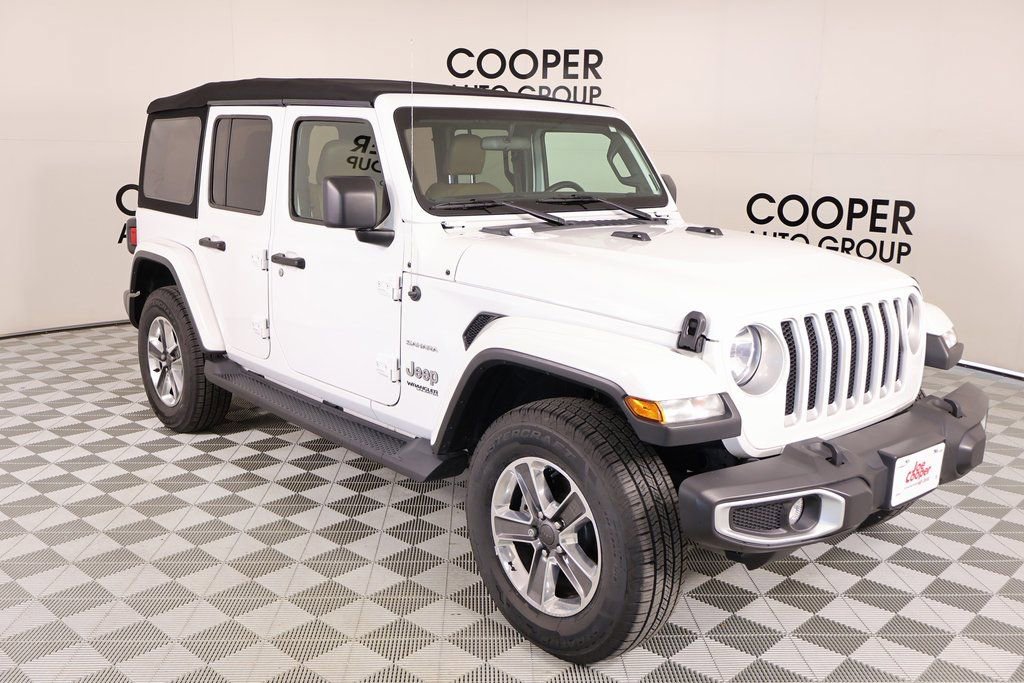 Used 2021 Jeep Wrangler Unlimited Sahara w/ Cold Weather Group AWD/4WD image 1
