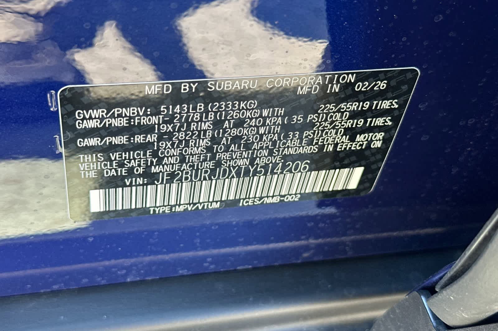 New 2026 Subaru Outback Touring XT AWD/4WD image 35