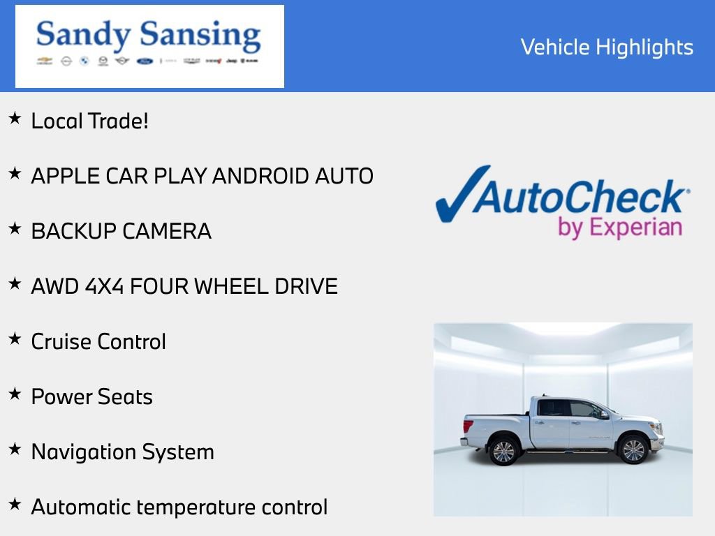 Used 2019 Nissan Titan SL AWD/4WD image 8