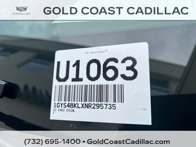 Certified 2022 Cadillac Escalade Premium Luxury AWD/4WD image 34