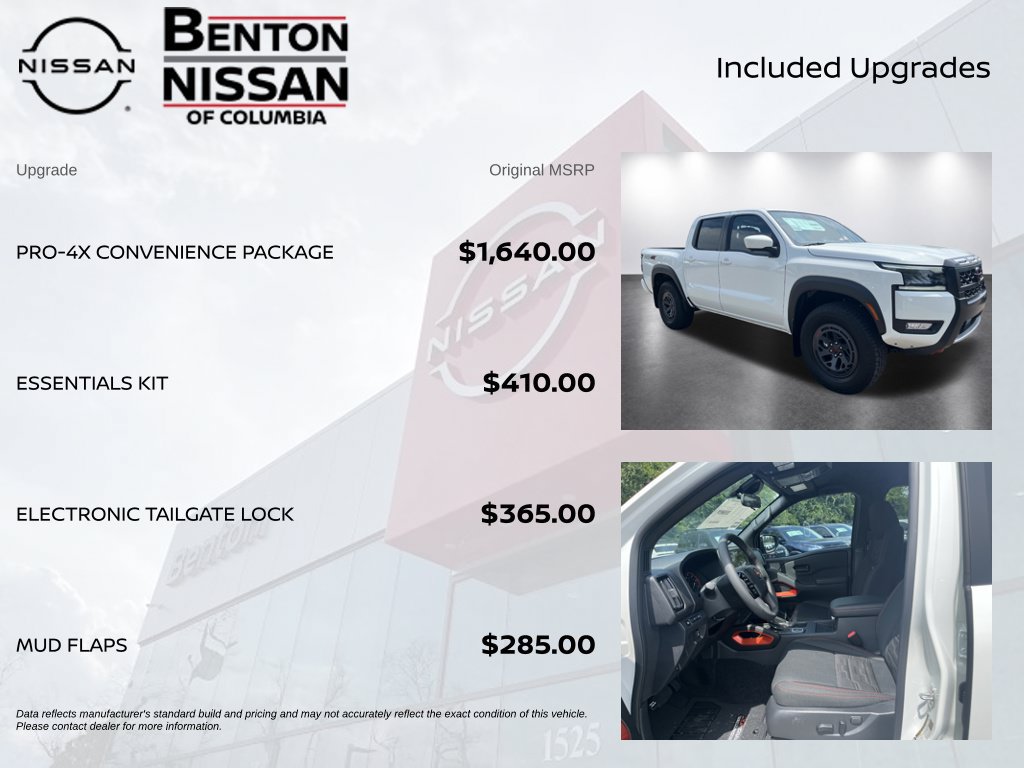 New 2026 Nissan Frontier PRO-4X w/ Pro-4x Convenience Package AWD/4WD image 7