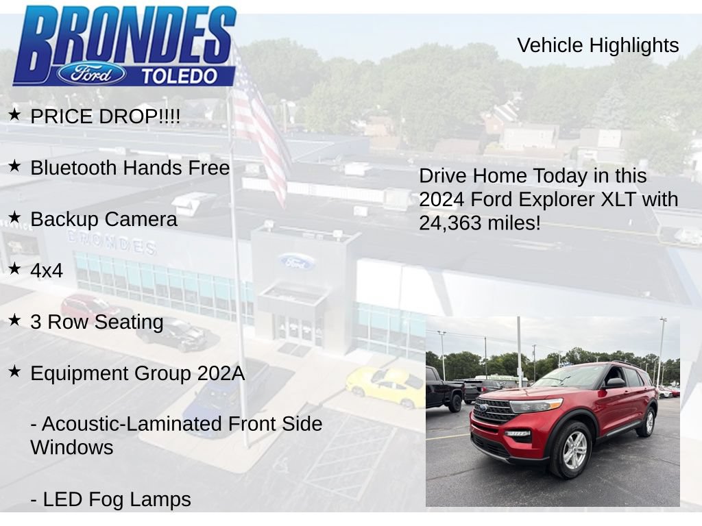 Used 2024 Ford Explorer XLT w/ Equipment Group 202A AWD/4WD image 5