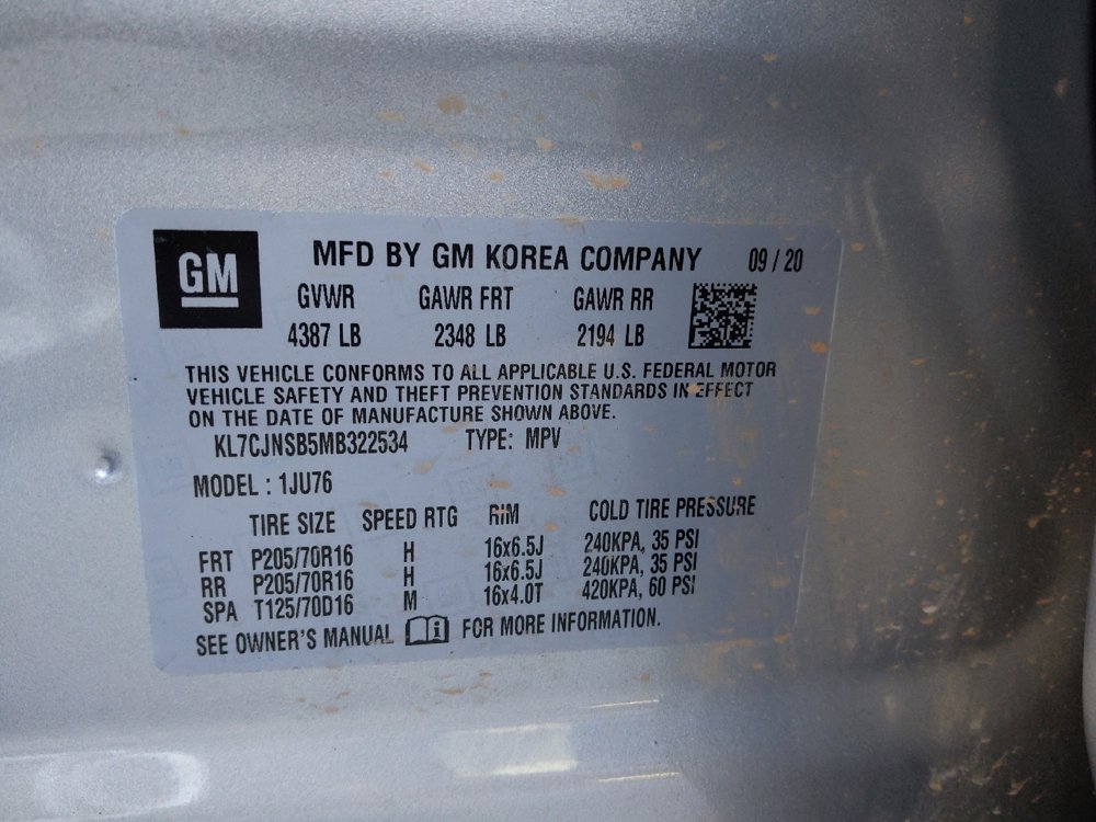 Used 2021 Chevrolet Trax LS w/ Tint and Cruise Package image 33