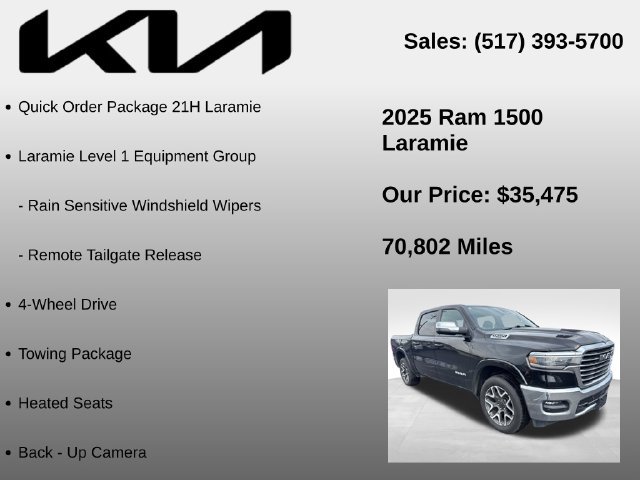 Used 2025 RAM 1500 Laramie AWD/4WD image 5