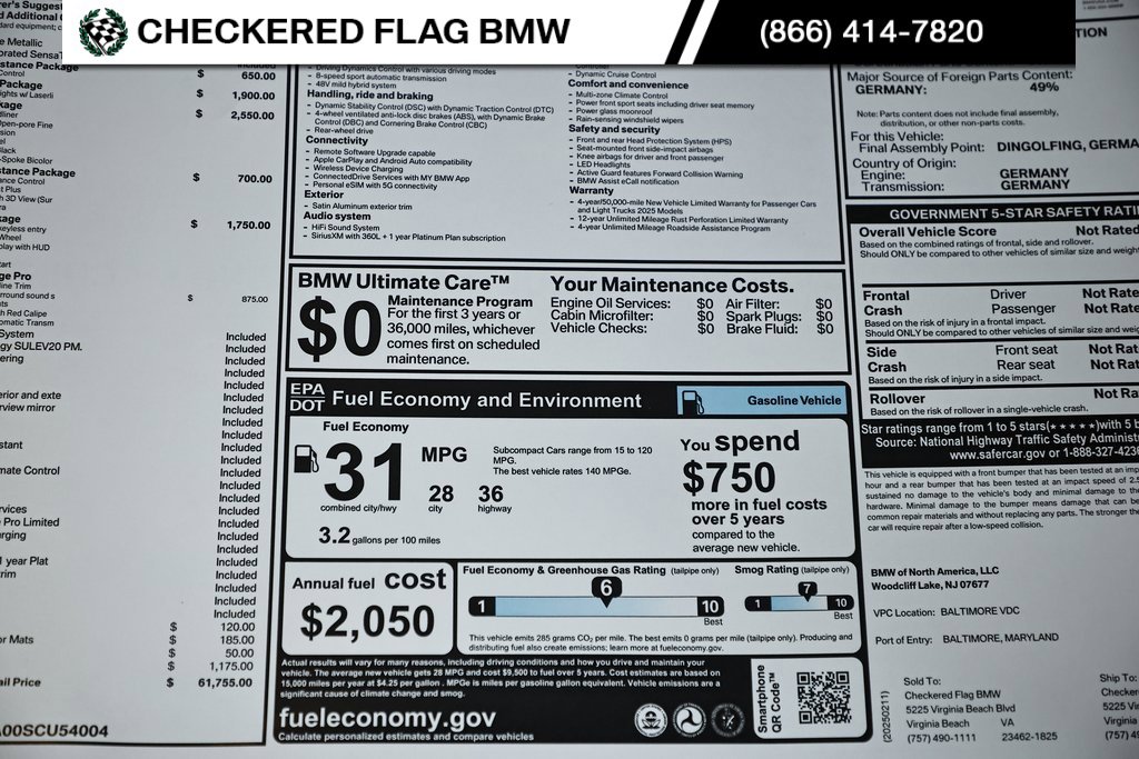 Certified 2025 BMW 430i Coupe w/ M Sport Package image 40