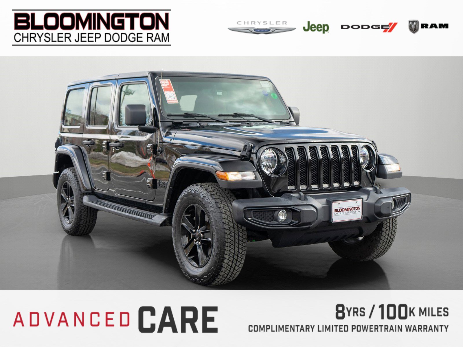 Used 2022 Jeep Wrangler Unlimited Sahara image 1