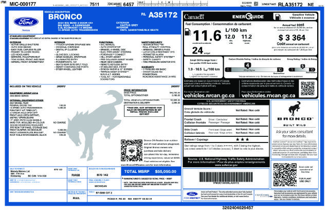 Used 2024 Ford Bronco Big Bend AWD/4WD image 34