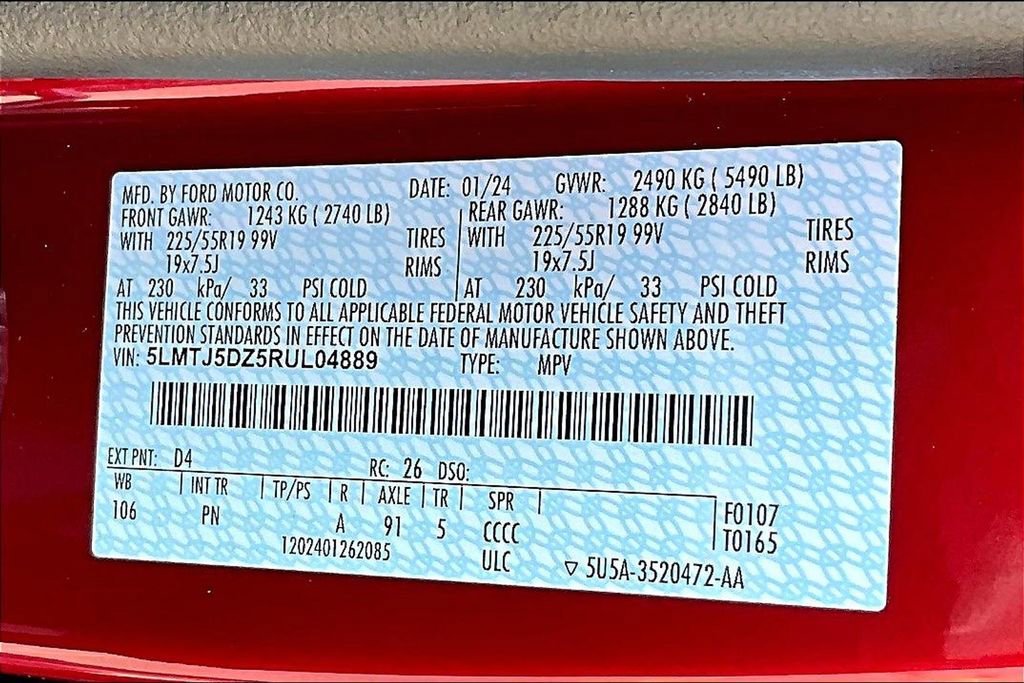 New 2024 Lincoln Corsair Grand Touring w/ Equipment Group 301A image 11