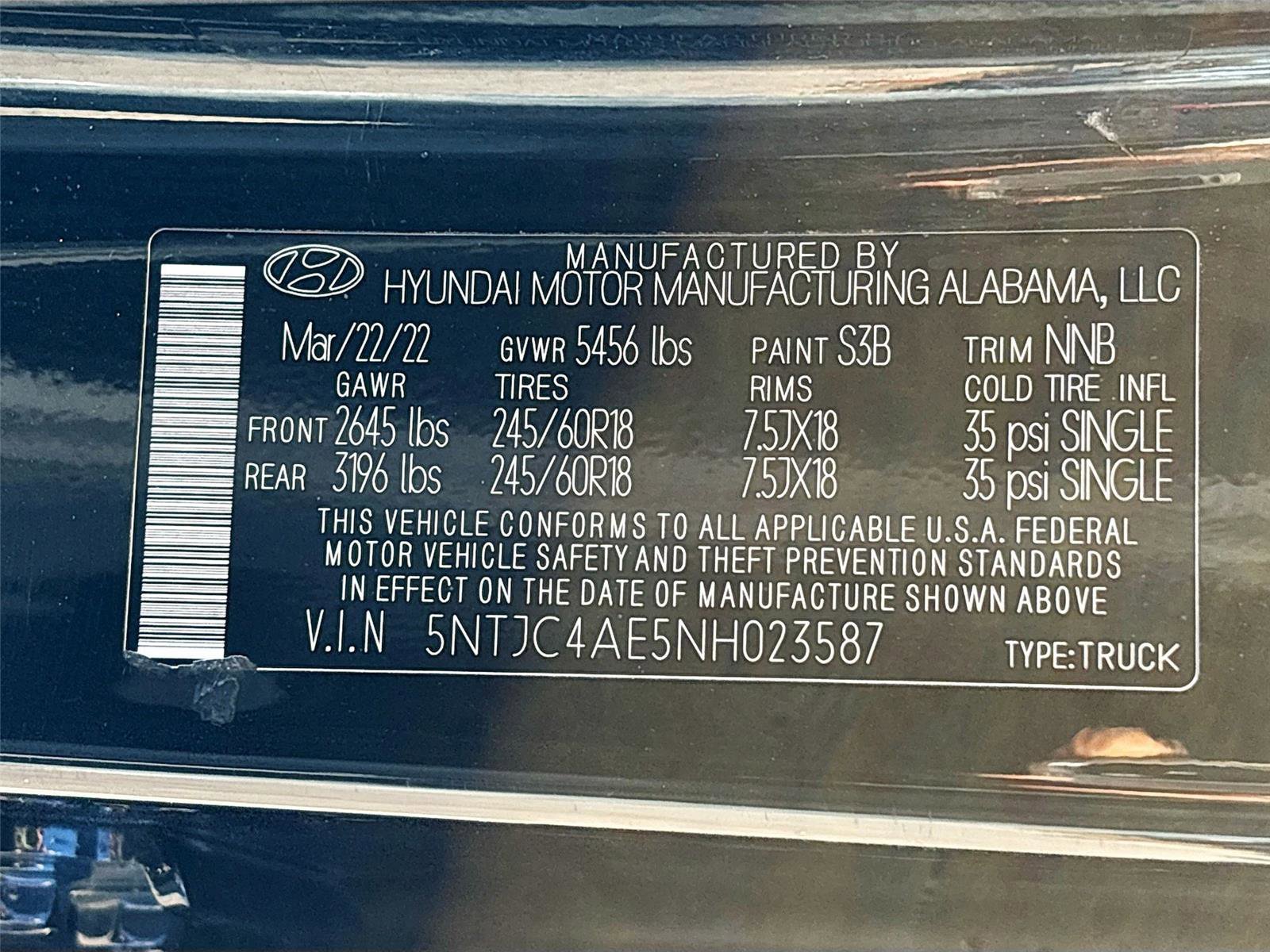 Used 2022 Hyundai Santa Cruz SEL w/ Activity Package image 35