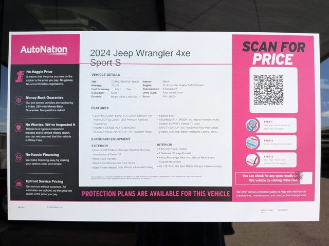 Used 2024 Jeep Wrangler Sport S w/ Convenience Group image 23