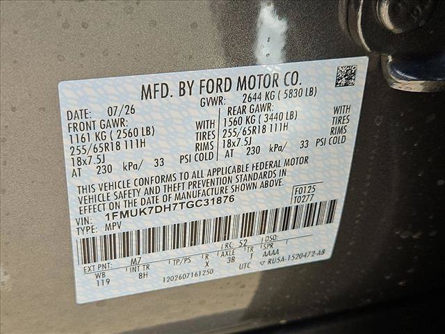 New 2026 Ford Explorer Active RWD image 18