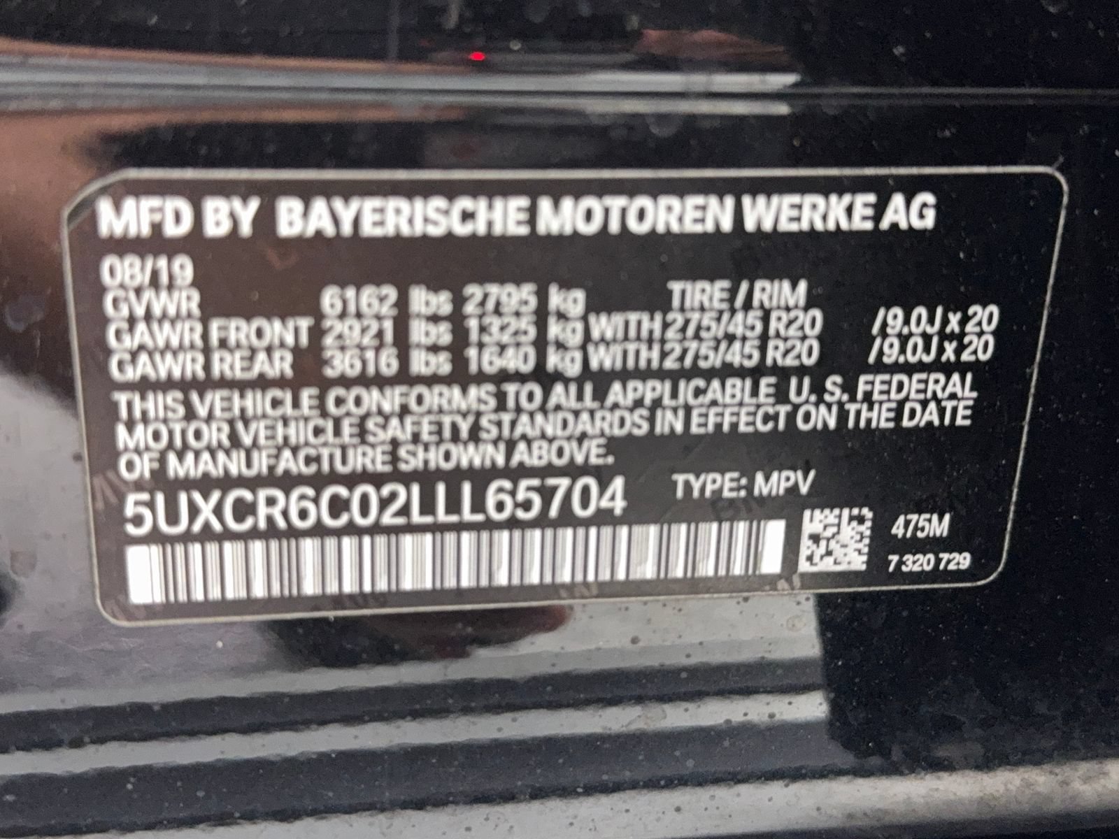 Used 2020 BMW X5 xDrive40i w/ Convenience Package AWD/4WD image 54