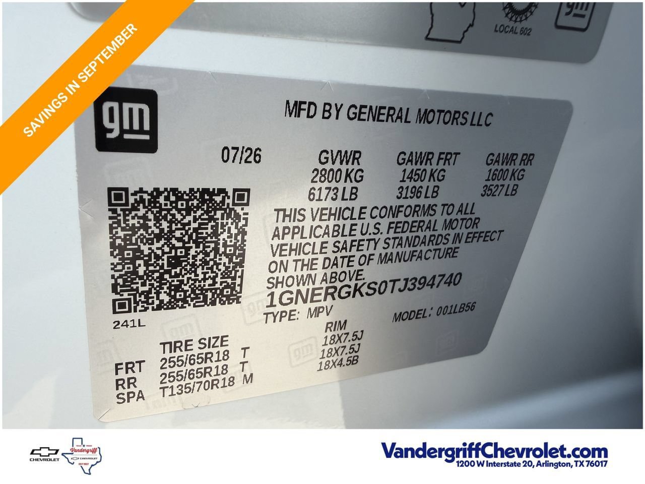 New 2026 Chevrolet Traverse LT FWD image 27