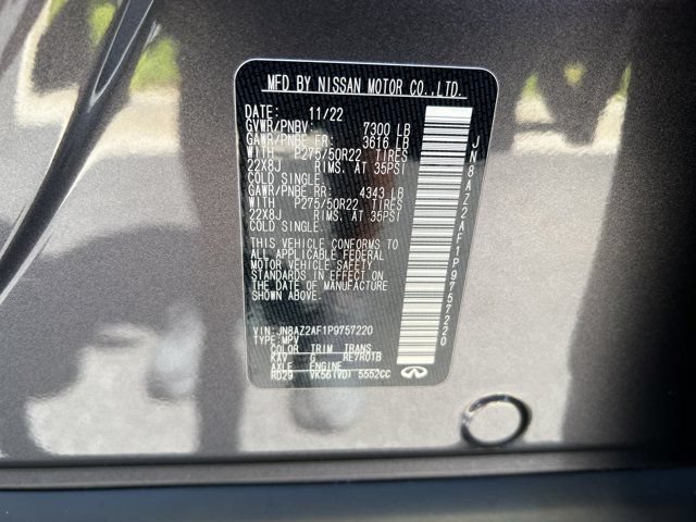 Used 2023 INFINITI QX80 Premium Select w/ Cargo Package RWD image 39