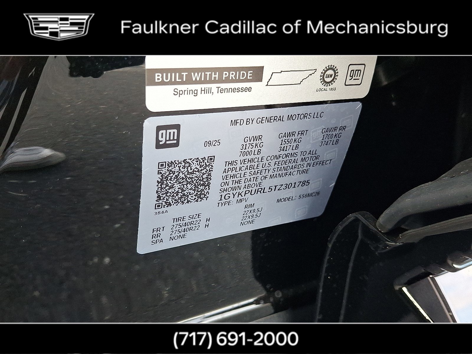 New 2026 Cadillac Lyriq Sport w/ LPO, Blue Accent Package image 20