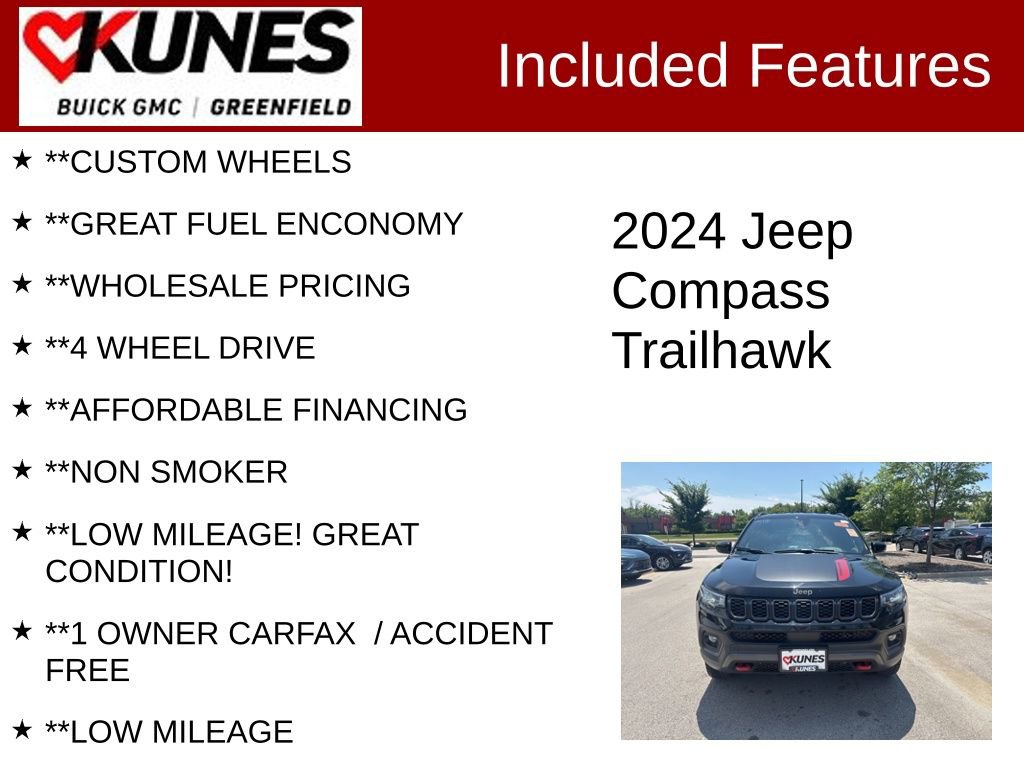 Used 2024 Jeep Compass Trailhawk image 3