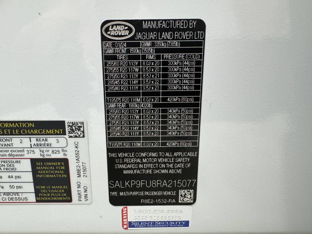 Used 2024 Land Rover Range Rover SE AWD/4WD image 30