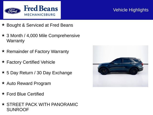 Certified 2024 Ford Explorer ST w/ Equipment Group 401A AWD/4WD image 5