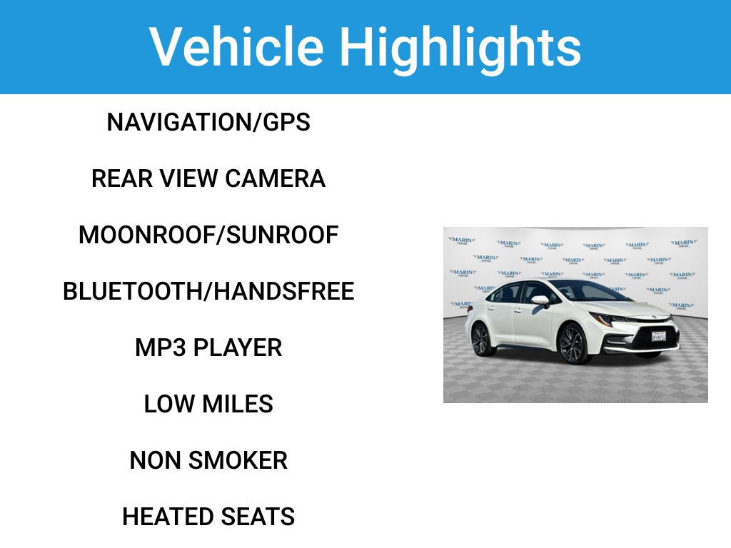 Used 2020 Toyota Corolla XSE FWD image 7